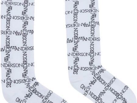 Intarsia-Logo Long Ankle Socks Online Hot Sale