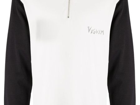 Logo-Print Half-Zip Sweatshirt For Sale