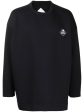 Patch-Detail Crew-Neck Sweatshirt Online