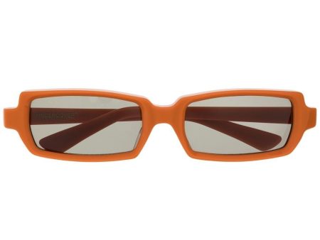 Rectangle-Frame Tinted Sunglasses Hot on Sale