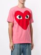 Oversized Heart Print T-Shirt Cheap