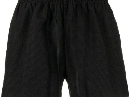 Check-Jacquard Elasticated Shorts Fashion