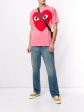 Oversized Heart Print T-Shirt Cheap