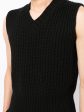 Sleeveless V-Neck Jumper For Discount