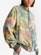 Painting-Print Reversible Bomber Jacket on Sale