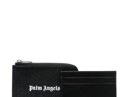 Logo-Print Zip-Fastening Wallet For Discount