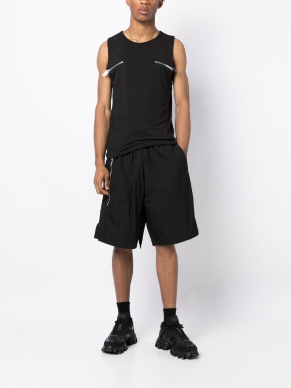 Elasticated Drawstring Track Shorts For Discount