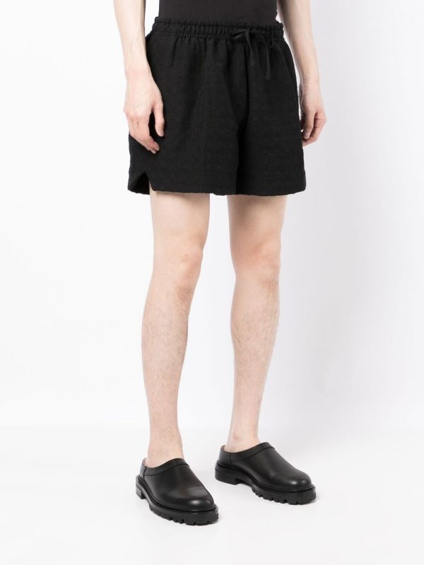 Check-Jacquard Elasticated Shorts Fashion