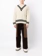 Cable-Knit V-Neck Jumper Online