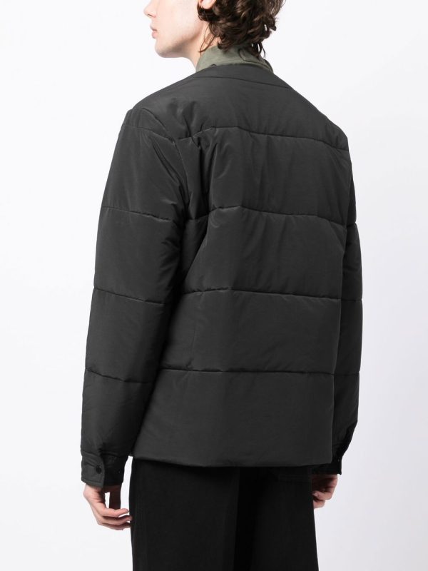 Collarless Padded Jacket For Sale