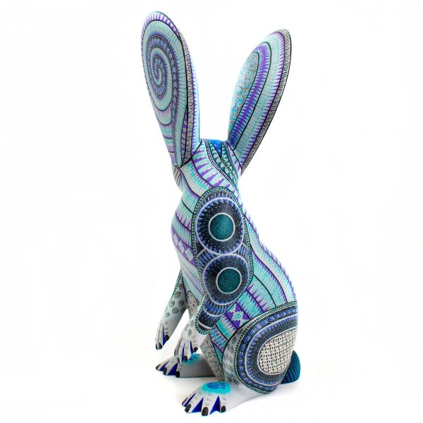 Round-Eared Standing Rabbit Alebrije, Copal Wood Sale