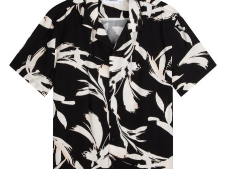 CUBAN S S SHIRT - ANTENA BLACK Cheap