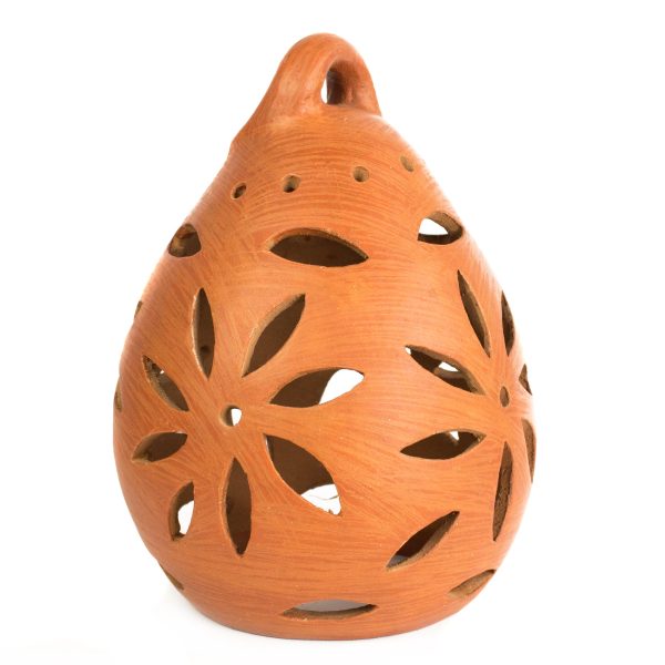 Large Wall Hanging Lamp, Chiapas Pottery Discount