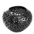 Thousand Petals Glossy Sphere, Black Clay Cheap