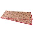 White & Red Table Runner, Backstrap Weaving Fashion