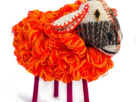 Small Orange Sheep, Wool Fashion