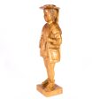 Zinacanteca Man with Pouch, Parota Wood Online Sale