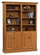 Traditional 48  by 72  Bookcase with Doors Supply