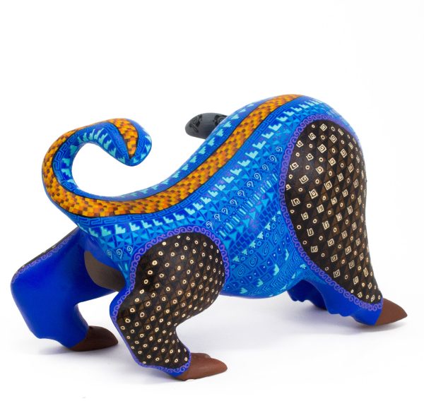 Blue Bull Alebrije, Copal Wood Online