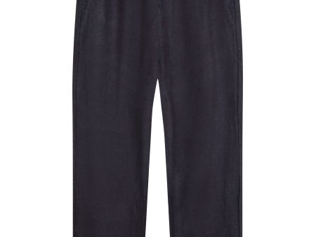 LAVENTO LINEN PANT - NAVY For Discount