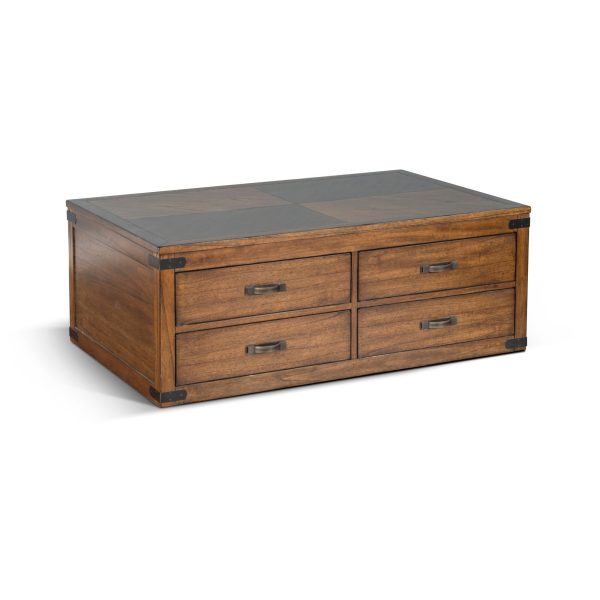 Safari Coffee Table w  Casters Sale