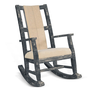 Black Sand Rocker, Cushion Seat & Back Sale