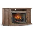 TV Console w  Fireplace Option For Sale