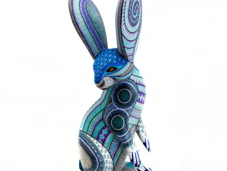 Round-Eared Standing Rabbit Alebrije, Copal Wood Sale