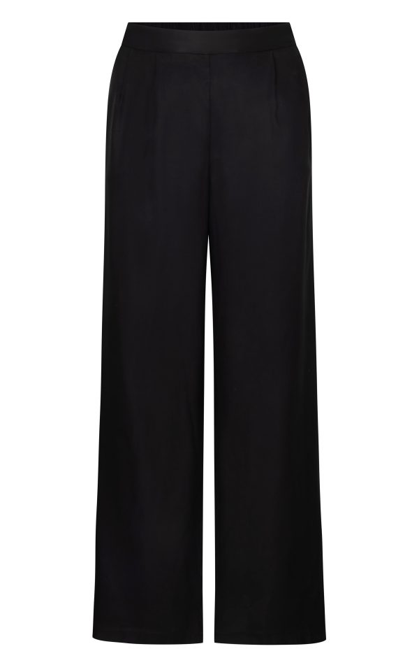 HADLEY CUPRO PANT - BLACK Online Hot Sale