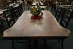 Reclaimed Live Edge American Walnut Slab Table- SOLD Hot on Sale