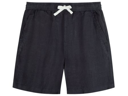 LAVENTO LINEN SHORT - NAVY Hot on Sale