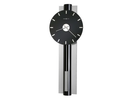 Hudson Wall Clock Blk Nic Sale