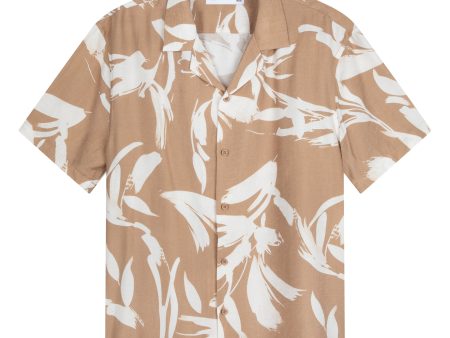 CUBAN S S SHIRT - ANTENA TAN Discount