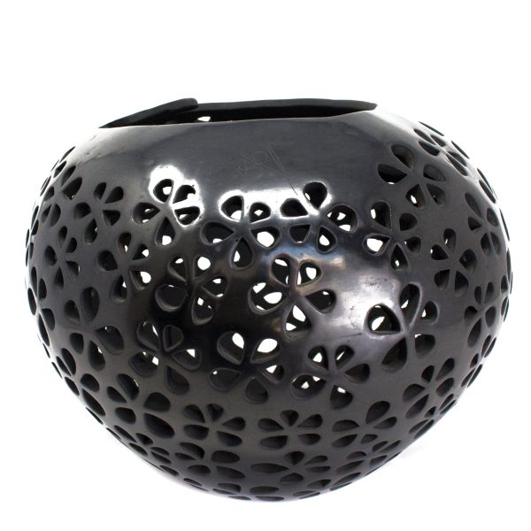 Thousand Petals Glossy Sphere, Black Clay Cheap