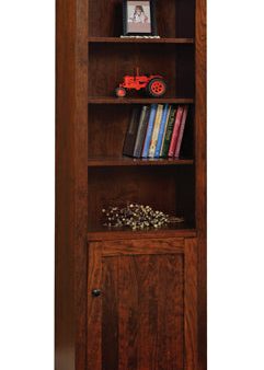 Shaker 24  by 72  Bookcase with Door Discount