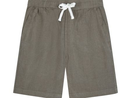 LAVENTO LINEN SHORT - FAWN For Sale