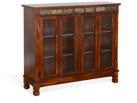 Santa Fe Bookcase w  4 Doors For Cheap