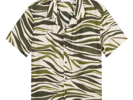 CUBAN S S SHIRT - FERRERA KHAKI Online Sale