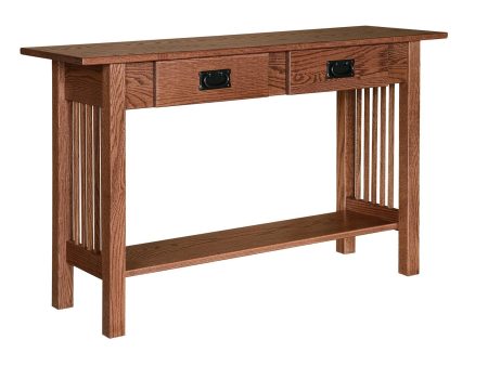 Mission Sofa Table w  2 Drawers Online Sale