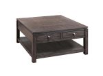 40  4-Drawer Square Coffee Table Hot on Sale