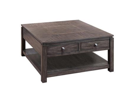 40  4-Drawer Square Coffee Table Hot on Sale