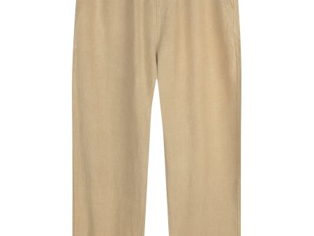 LAVENTO LINEN PANT - MUSTARD Supply