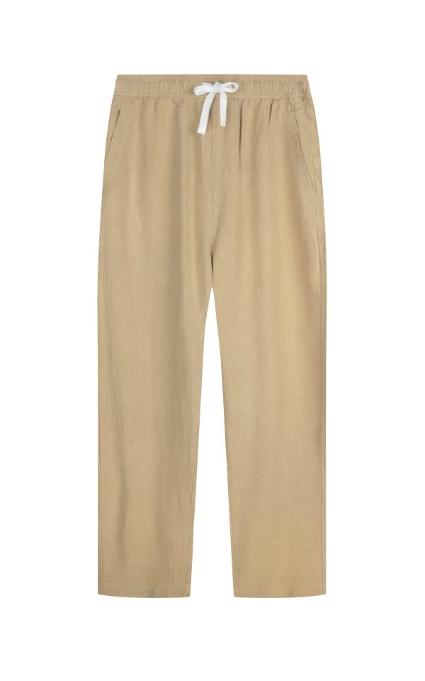 LAVENTO LINEN PANT - MUSTARD Supply