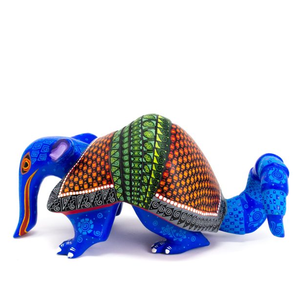 Blue Anteater Alebrije, Copal Wood For Sale