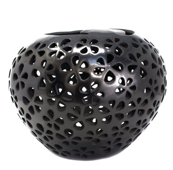 Thousand Petals Glossy Sphere, Black Clay Cheap