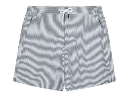 SERENITY SWIM SHORT - DARK NAVY STRIPE Online Sale