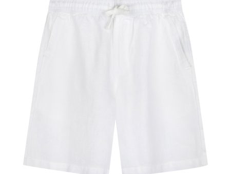 LAVENTO LINEN SHORT - WHITE Fashion