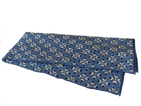 Blue Tones Table Runner, Backstrap Weaving Online Hot Sale