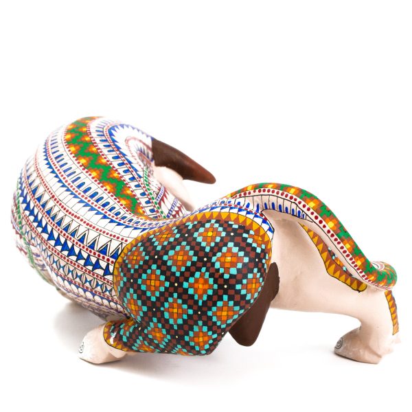 White Bull Alebrije, Copal Wood Sale