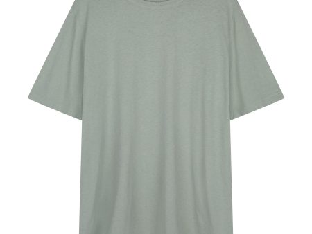 EASTBOURNE LINEN TEE - SAGE Discount